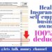 Health Insurance for Self-Employed business owners-tax deductible